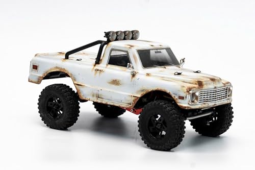 Image of furitek FX118 Fury Wagon Ultimate Upgrade Kit Scale 1 /18 RC Crawler RTR - Remote Control Car, RC Crawlers with High-End Upgrades Ready to Install for Adults (White (TT-0022))