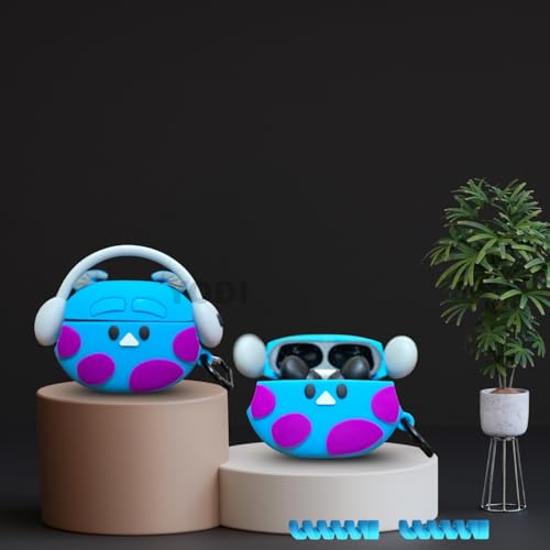 Image of YODI Case Cover for Airpods Pro|Pro 2|Airpods Pro 3|Airpods 4 Pouch, Silicone Cases with Cleaner Kit 360 Drop Protection,Shock-Resistant ([Headphone - Blue Finger Tool ], Airpods Pro /Pro 2)