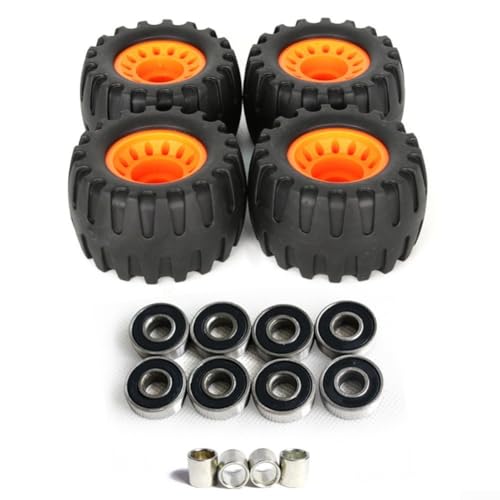 Roues tout-terrain 76x45 mm pour skateboard pour ne plus bloquer sur les cailloux de trail
