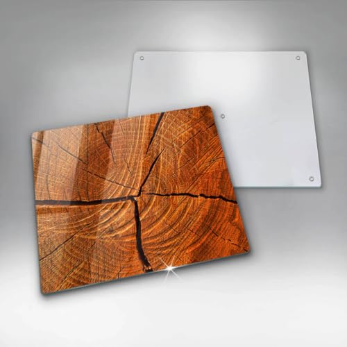 Planche à découper 60x52cm résistante grand format multifonction bois - 6