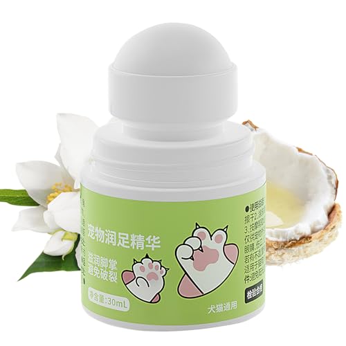 Generisch Balsam für die Ballen von Hunde, 30ml Pflegeöl für rissige Hunde, Natürliche Krallenpflege für Katzen bei rissigen