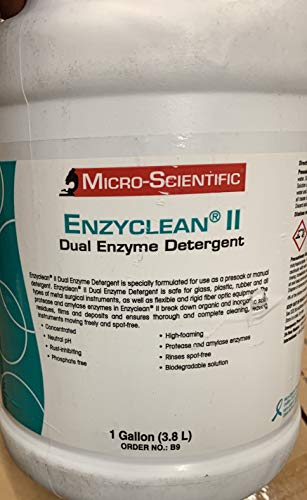 Micro-Scientific BRN B9 Enzyclean II Enzyme Detergent, 1 Gallon