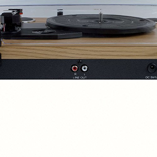 Clip Sonic Technology TES191 Tourne Disque Bluetooth Bois - Les Beatles, Paul McCartney, John Lennon, RIngo Starr, George Harrison Clip Sonic Technology TES191 Tourne Disque Bluetooth Bois – Image 5
