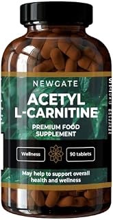 Newgate Labs Acetyl L-Carnitine 500mg 90 Tablets - High Strength Nutritional Supplement - Weight Loss & Fertility Support - Halal