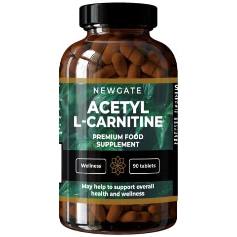 Acetyl L-Carnitine 500mg 90 Tablets - High Strength Nutritional Supplement - Weight Loss & Fertility Support - Halal Cover
