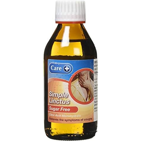Care Sugar Free Simple Linctus for Cough Relief Cover