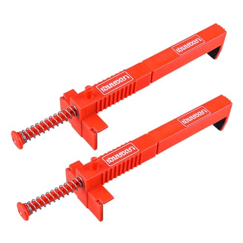 2 Pièces Extracteur de açonnerie, Résistant à L'usure et Antidérapant, Facile à Utiliser, L'extracteur de Maçonnerie Peut Etre Fixé Dans une Plage de 20-24cm, pour le Bâtiment, la Maçonnerie (rouge)