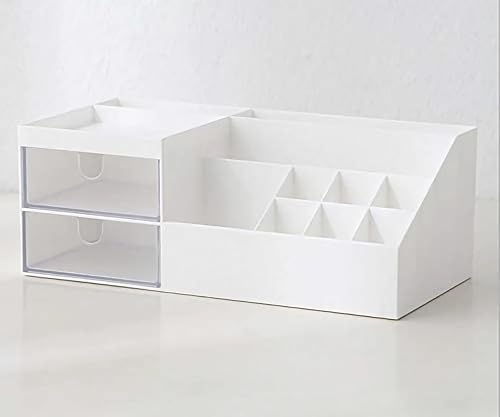 Miniatura 8 de Granvela Organizador de escritorio multifuncional  Caja de almacenamiento de mesita de noche con cajones para el hogar, la oficina y la escuela