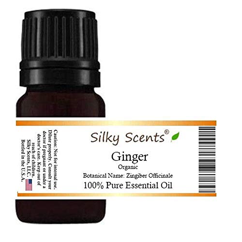 Ginger Organic Essential Oil (Zingiber Officinale) 100% Pure and Natural - 1OZ-30ML