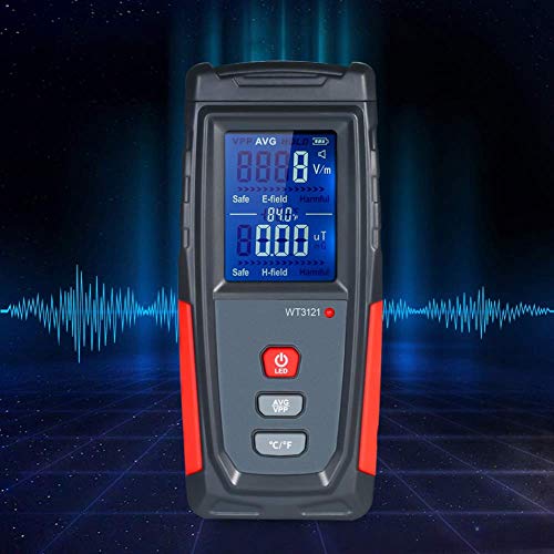 Medidor EMF Recargable USB Detector de Radiación miniatura 6