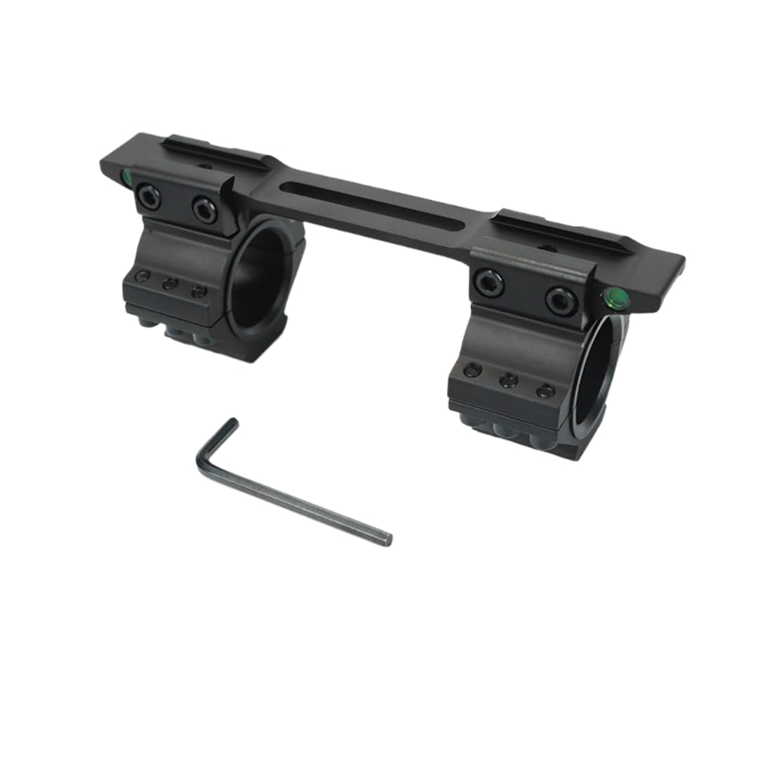 Táctico 25.4 / 30MM Doble Anillo Cantilever Pesado Alcance de Vista Montaje con Nivel de Burbuja montado en el riel de 11MM