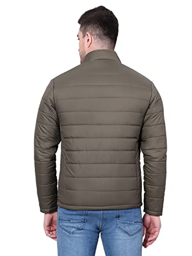 Image of KOTTY Men's Nylon Regular Solid Stylish Designed for Comfort and Warmth Puffer Jacket