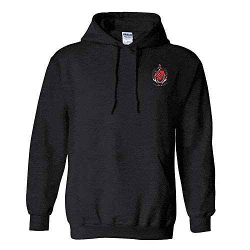 Tau Kappa Epsilon TKE Crest - Shield Emblem Hooded Sweatshirt2