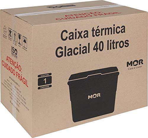 Caixa Térmica Glacial 40 Litros Azul Mor