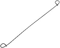 BonTool 82-184 8-Inch 16-Gauge Wire Loop Rebar Ties, 1000-Pack - Pliable Annealed Wire for Secure Concrete Ties