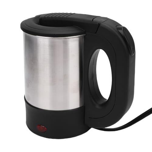 Tetera eléctrica portátil 12V 500ml acero inoxidable para auto miniatura 4