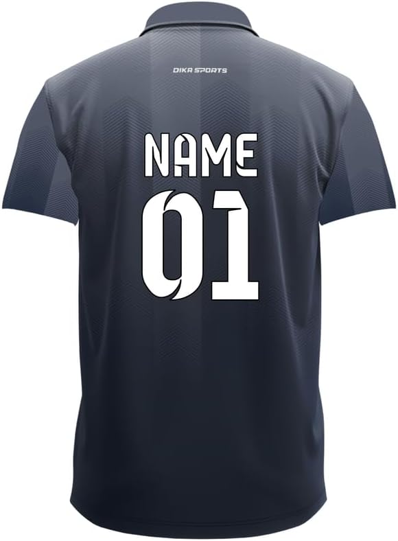 Dika Sports Custom Sports Cricket Jersey Customise t-Shirt for Men Personalised Name | 2 Year to 5XL