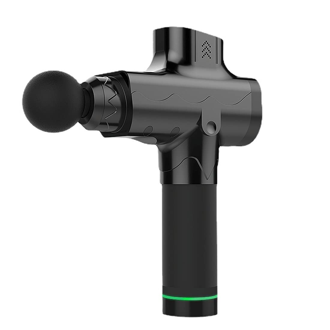 Pistola De Masaje, Pistola De Masaje Muscular, Pistola De Masaje Percasis De Tejido Profundo Masaje Muscular, para Alivio del Dolor con 6 Masajes,Negro