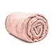 Kingole Flannel Fleece Microfiber Throw Blanket, Luxury Timid Pink Travel/Throw Size Lightweight Cozy Couch Bed Super Soft and Warm Plush Solid Color 350GSM (50 x 60 inches)