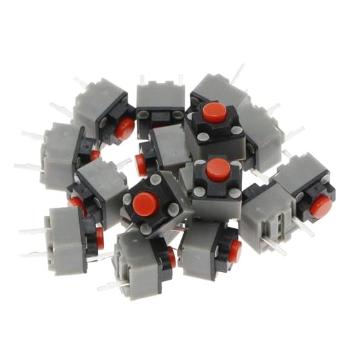 Bouton tactile silencieux Quare 6x6x7.3MM avec touches DPI pour souris d'ordinateur