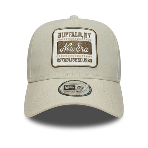 New Era A Frame Trucker Lin Cap Brand Patch - vue 4