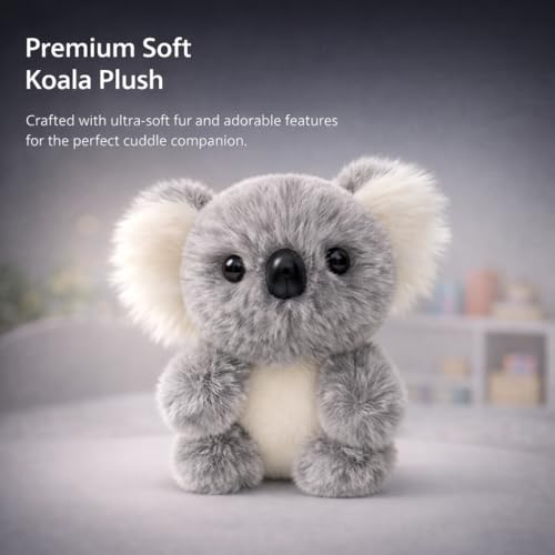 Image of Babique Kuwala Soft Plush Toy 16cm - Cute Kawaii Animal Stuffed Toy for Kids & Babies | Hug Toy | Birthday & Baby Room Gift
