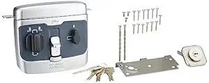 Godrej Pentabolt Aries Main Door Lock 1CK, I/O with 3KS Technology (Roman Silver)