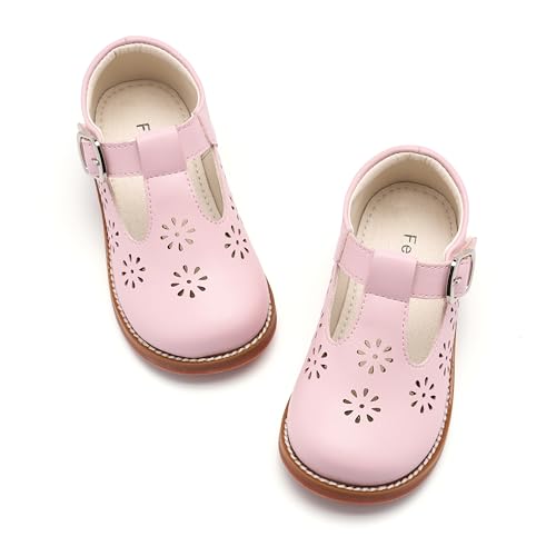 Image of Felix & Flora Toddler Little Girl Mary Jane Dress Shoes - Ballet Flats for Girl Party School Shoes