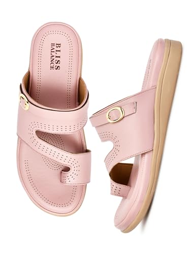 Image of Extra Soft Women's Comfortable Highcushioned Doctor Slippers|Flip-Flops Fashionable Casual & Stylish|Lightweight & Breathable Chappals|Outdoor Sandals Ladies&GirlsBB946