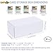 Leyzan Trading-Card Storage Box, 4-Pack • 400 Count Corrugated Cardboard Storage Box with dividers & labels for TCG/Magic/Mtg Storage and Collection, Horizontal