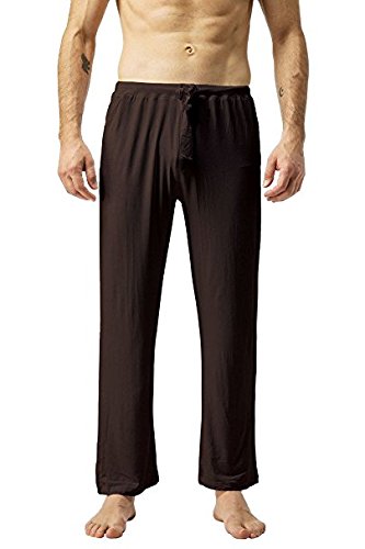 ZSHOW Lange yogabroek voor heren, zacht gebreide vrijetijdsbroek, ademend en lichte turnbroek, voor thuis, sneldrogende broek - Image 3