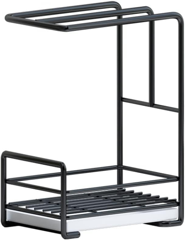 Thick Kitchen Rag Rack Wall Hanging Non-Perforated Countertop Rack to Dry Sponge Dish Cloth Drain Rack Storage Rack