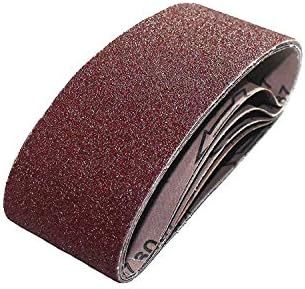 80 Grit Sanding Belt 75 x 533 mm 10 Pieces