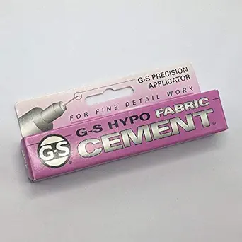 G-S Hypo Precision Applicator Cement Adhesives Glue for Fabric Textiles Beading Bridal Floral Arts and Crafts Wood Paper