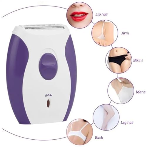 Image of Concepta Trimmer for Women Private Part - Rechargeable Double Razor Shaver - For Underarms, Bikini Line, Hands, and Legs - Battery Powered Trimmer for Women