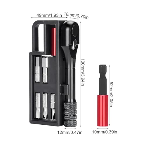 Clé à cliquet portable vélo de route outillage maintenance et vtt forets - 6