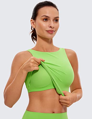 Image of CRZ YOGA Womens U Back Sports Bras | Light Support, Removable Pads, Yoga, Extremely Soft, U Back, Wide Straps, for Women