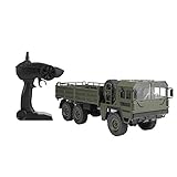 Fuerte estabilidad: este juguete militar utiliza un eje de transmisión universal y tracción en las seis ruedas para mejorar la estabilidad de conducción, diferenciales oblicuos delanteros y traseros, giros más suaves y conducción más suave.