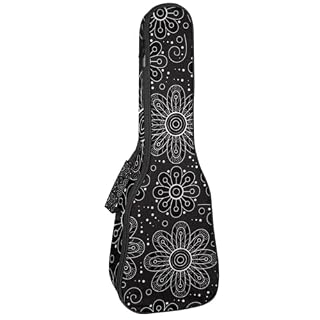 JRHEJTHH Housse imperméable pour ukulélé en tissu Oxford durable et élégant avec sac de rangement Motif fleurs et papillons Marron, Multicolore 5., 25.9x9x3.1in/66x23x8cm, Moderne - Les Beatles, Paul McCartney, John Lennon, RIngo Starr, George Harrison