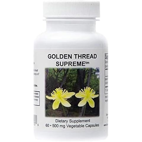 Supreme Nutrition Golden Thread Supreme, 60 Pure Coptis Chinensis Vegetarian Capsules Cover