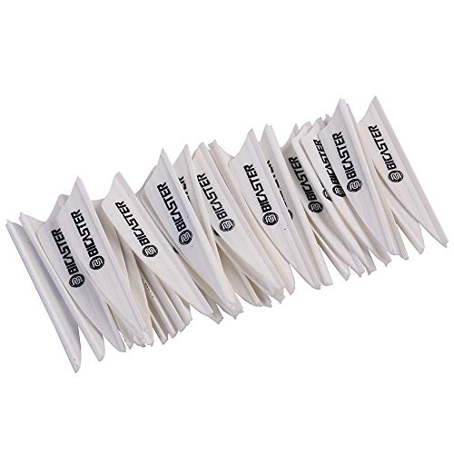 BICASTER 50pcs Archery Arrow Plastic Fletches 1.75