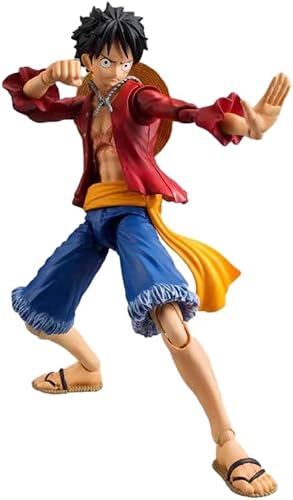 Movable Joints Anime One Piece Monkey D. Luffy Statue Toy Model Figure Decoration Gift for Kids Fans