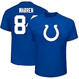 Fanatics Men's Tyler Warren Royal Indianapolis Colts Big & Tall Player Name & Number T-Shirt