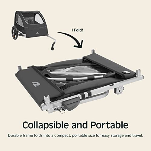 Image of Retrospec Rover Kids Bicycle Trailer Single and Double Passenger Children's Foldable