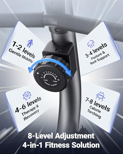 MERACH Recumbent Exercise Bike for Home with Smart Bluetooth and Exercise Bikes Exclusive App, LCD, Heart Rate Handle Stationary Bikes for Home, Magnetic Recumbent Bikes for Seniors Gym S08/S23 - Image 6