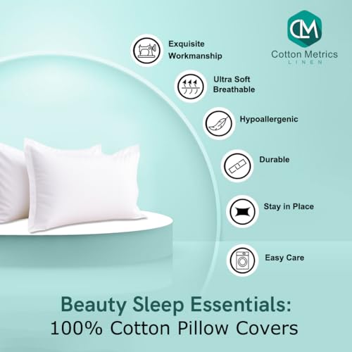 El Mejor Listado de Fundas decorativas para almohada los más recomendados. 5 Fundas decorativas para almohada marca Cotton Metrics Linen (2)