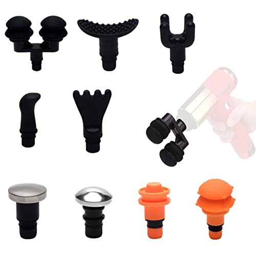 9-Piece Replaceable Massage Gun Heads