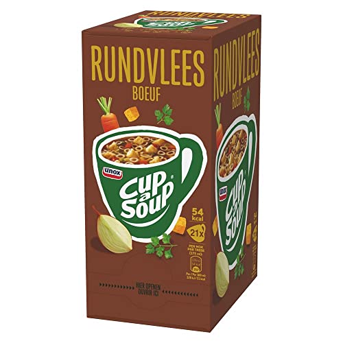 Cup-a-Soup Beef 21 portions un bouillon de bœuf chaud sans cuisiner