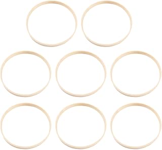 ARTIBETTER 8 Piezas Aro de la de bambú sueño Aros para Manualidades aro de Marco de aro de Bordado Anillos artesanales Marco de Colgante Adornos Colgantes para el hogar