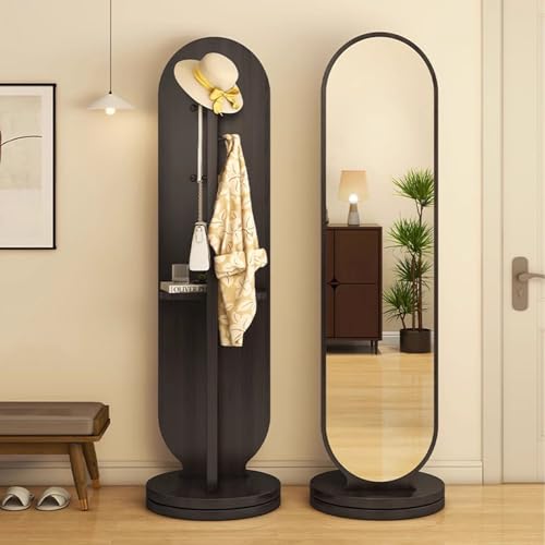 Full Length Mirror with Stand Coat Rack 65